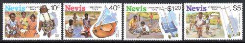Nevis - 1987 Christmas Toys Set MNH SG 489-492