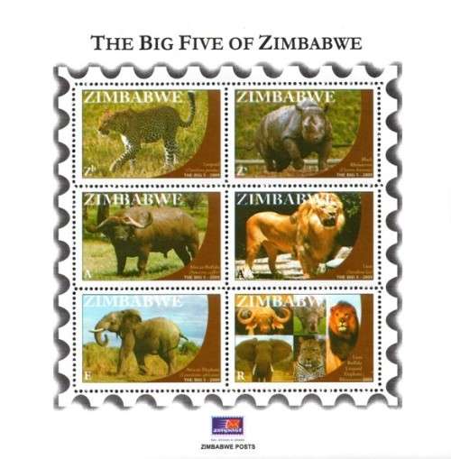 Zimbabwe - 2009 Big Five MS MNH SG 1283