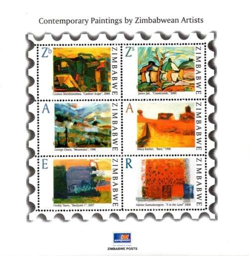 Zimbabwe - 2009 Contemporary Paintings MS MNH SG 1276