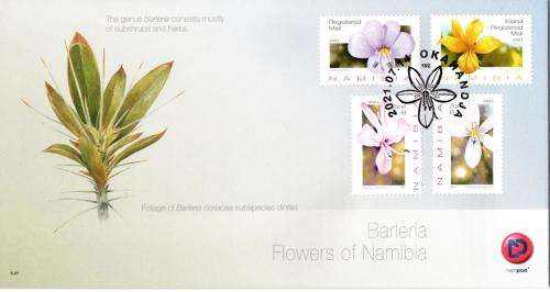 Namibia - 2021 Barleria Flowers FDC 5.41