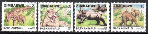 Zimbabwe - 2019 Baby Animals Set MNH