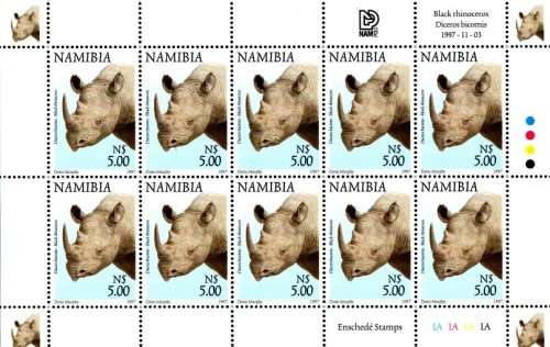 Namibia - 1997 Flora and Fauna $5 Sheet MNH SACC 222