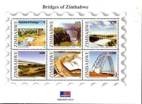 Zimbabwe - 2006 Bridges MS MNH SG 1202