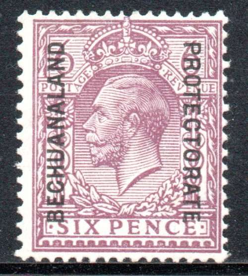 Bechuanaland Protectorate - 1925-1927 KGV 6d Mint SACC 91