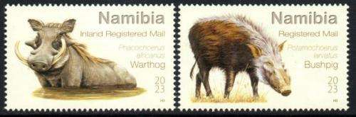 Namibia - 2023 Wild Pigs Set MNH