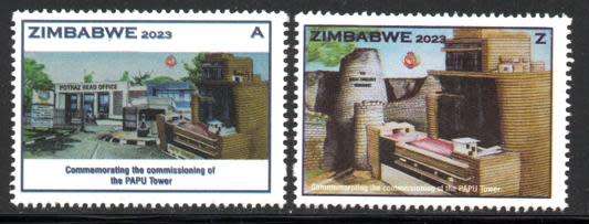Zimbabwe - 2023 Commissioning of PAPU Tower Set MNH