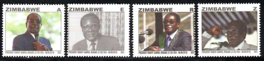 Zimbabwe - 2023 President Mugabe Set MNH