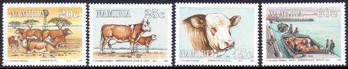 Namibia - 1993 Simmentaler Cattle Set MNH SACC 74-77