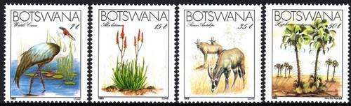 Botswana - 1983 Endangered Species Set MNH SG 541-544