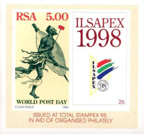 South Africa - 1995 ILSAPEX 1998 MS MNH SACC 921