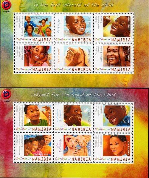 Namibia - 2013 Children Set of MS MNH
