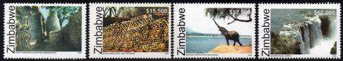 Zimbabwe - 2005 World Heritage Sites Set MNH SG 1171-1174