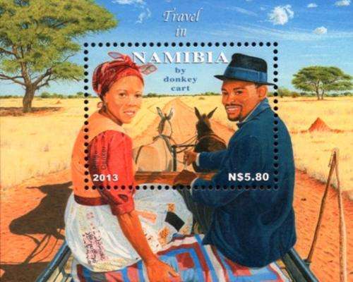 Namibia - 2013 Transport by Donkey Cart MS MNH