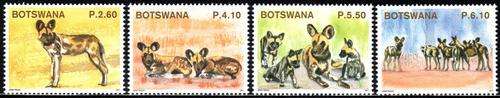 Botswana - 2011 Wild Dog Set MNH