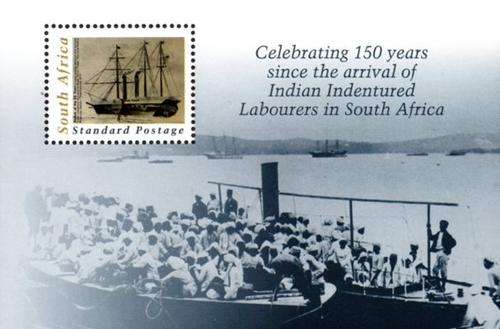 South Africa - 2011 Indian Indentured Labour MS #1 MNH