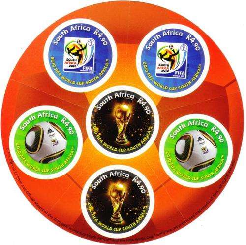 South Africa - 2010 FIFA World Cup R4.90 Sheet MNH