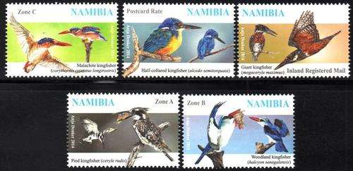 Namibia - 2014 Kingfishers Set MNH