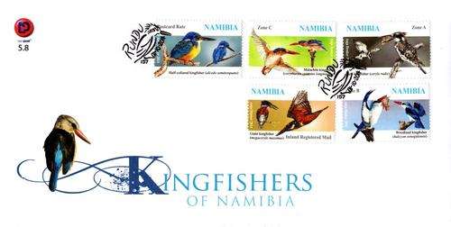 Namibia - 2014 Kingfishers FDC 5.8