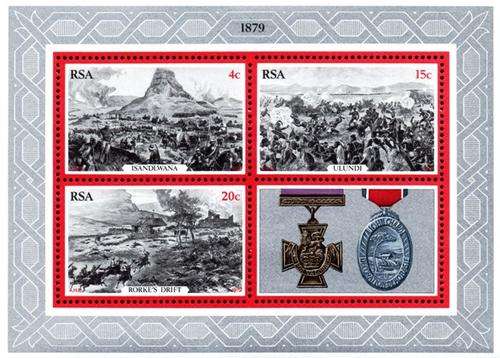 South Africa - 1979 Centenary of Zulu War MS MNH SACC 466