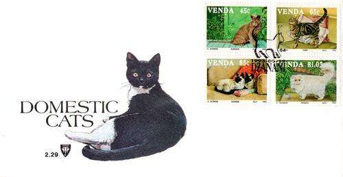 Venda - 1993 Cats FDC 2.29