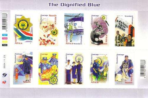 South Africa - 2004 SA Police Sheet MNH SACC 1666