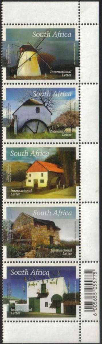 South Africa - 2007 Mills Strip MNH SACC 1843-1847 (1838)