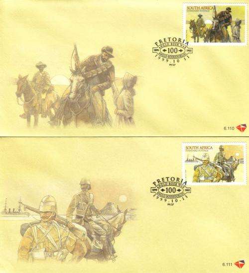 South Africa - 1999 Anglo-Boer War Commemoration FDC Set
