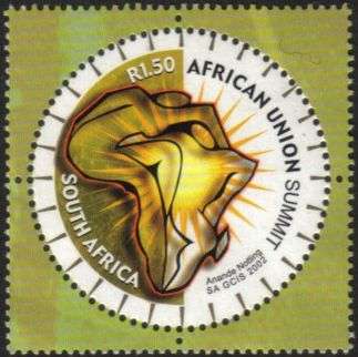 South Africa - 2002 African Union SMNHit MNH SACC 1462