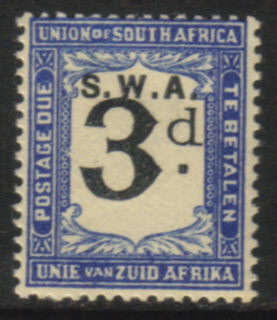 SWA - 1928-1929 Postage Due 3d MNH SACC 42 *** SEE DESCRIPTION ***