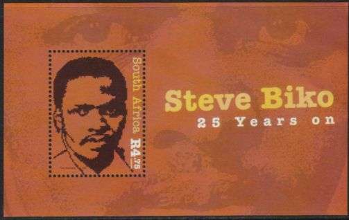 South Africa - 2002 Steve Biko MS MNH SACC 1510 (1481)