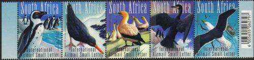 South Africa - 2009 Coastal Birds Strip/Set MNH SACC 1962-1966