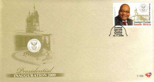 South Africa - 2009 President Zuma FDC 7.158
