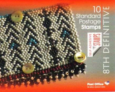South Africa - 2010 8th Definitive Beadwork SPR 10-stamp Booklet (2010.10.27)