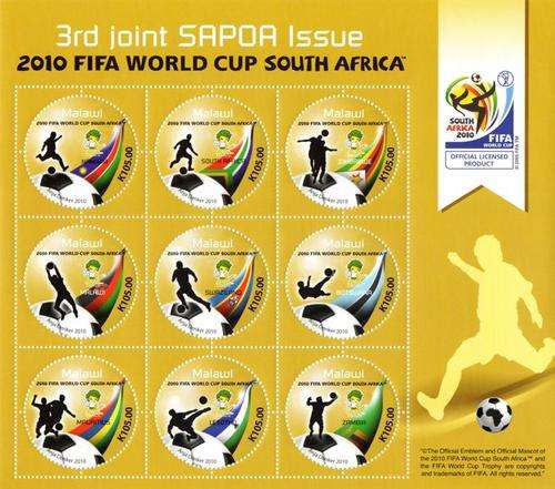 Malawi - 2010 3nd SAPOA Joint Issue FIFA World Cup M/S MNH SG 1055