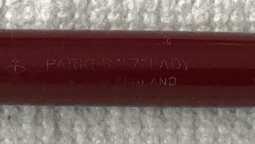 Pen Parker 17 Lady & Vintage Casein Propelling Pencil England