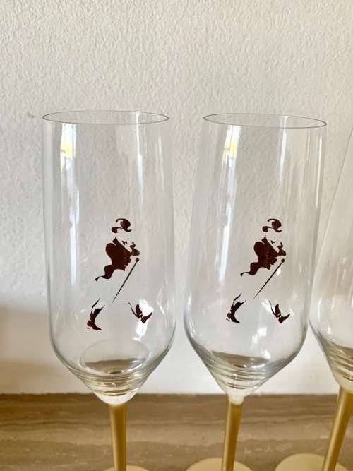 Johnnie Walker Champagne Glass set (4)