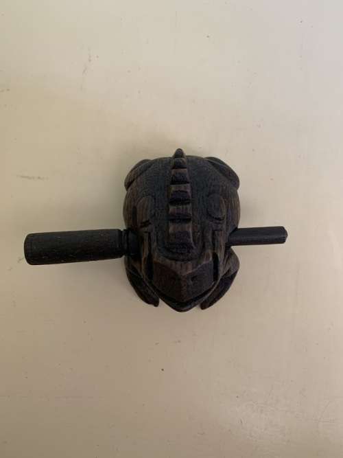 Wooden Frog that croaks