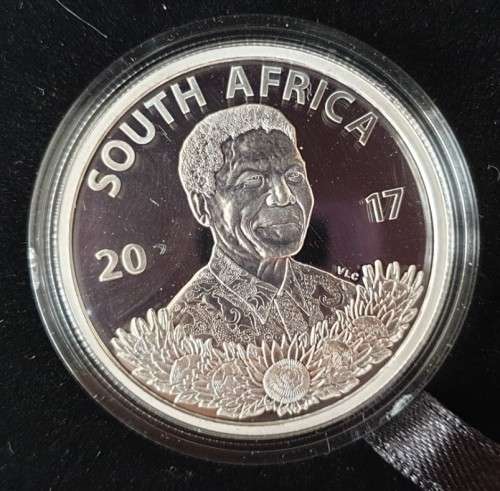 2017 SILVER R1 PROOF  Mandela - Life of a Legend with Certificate of Authenticity