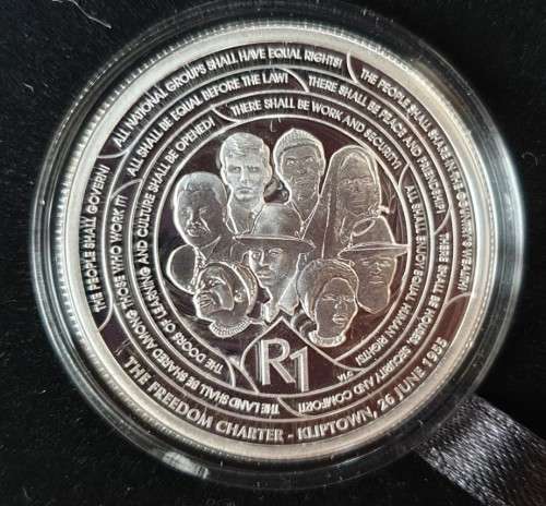 2017 SILVER R1 PROOF  Mandela - Life of a Legend with Certificate of Authenticity