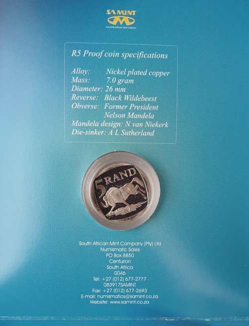 2000 SA R5 Mandela Commemorative