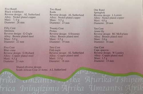 1996 SA UNCIRCULATED/MINT PACK