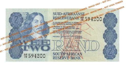 1981 2 Rand GPC De Kock 1st Issue AE (B4/19)