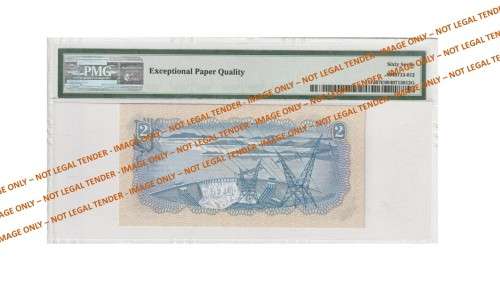 Graded 1974 2 Rand TW De Jongh 2nd Issue A/E (D97)  PMG 67 Uncirculated