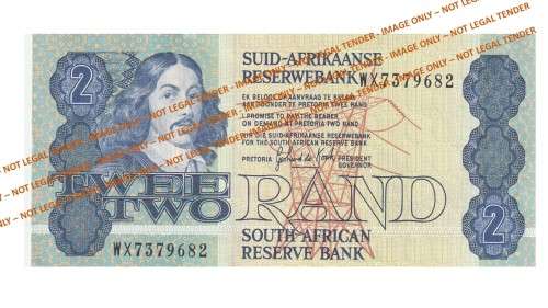 1989 2 Rand GPC De Kock 3rd Issue Replacement A/E (WX73 82-90)  9 Notes