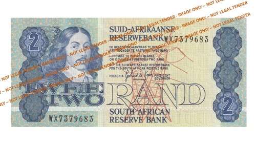 1989 2 Rand GPC De Kock 3rd Issue Replacement A/E (WX73 82-90)  9 Notes