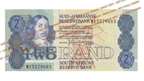 1989 2 Rand GPC De Kock 3rd Issue Replacement A/E (WX73 82-90)  9 Notes