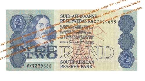 1989 2 Rand GPC De Kock 3rd Issue Replacement A/E (WX73 82-90)  9 Notes