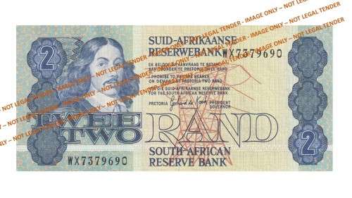 1989 2 Rand GPC De Kock 3rd Issue Replacement A/E (WX73 82-90)  9 Notes