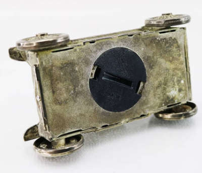 Detailed Silver-plated Model T Ford Savings Bank