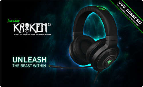 Razer Kraken Chroma 7.1 Surround Sound Gaming Headset Crazy R1 Auction